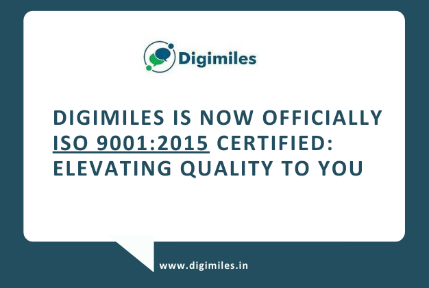 We’re ISO 9001:2015 Certified – Elevating Quality to You