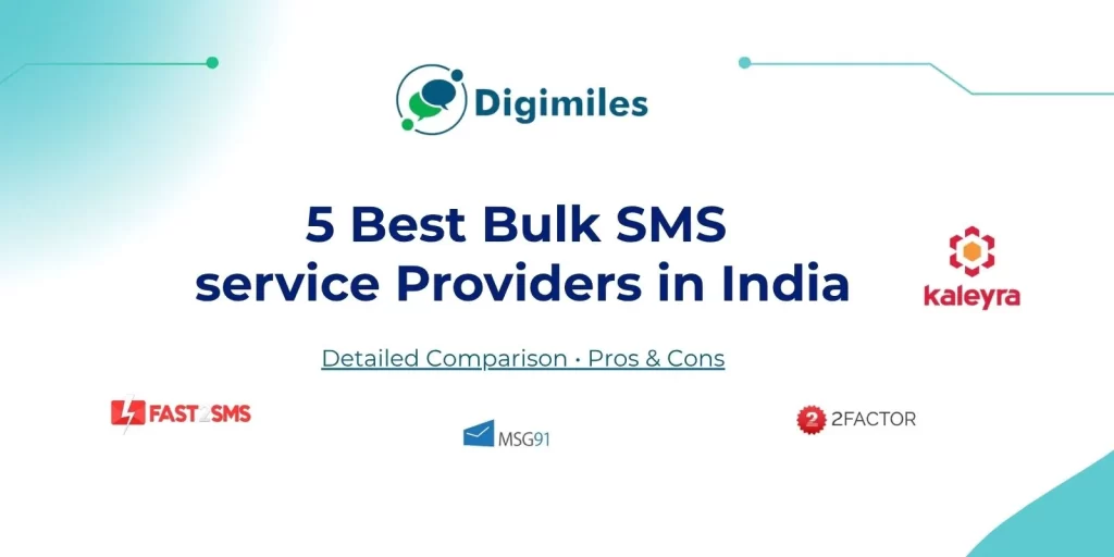 Best Bulk SMS Service Provider in India: 5 Top Choices for You in 2026